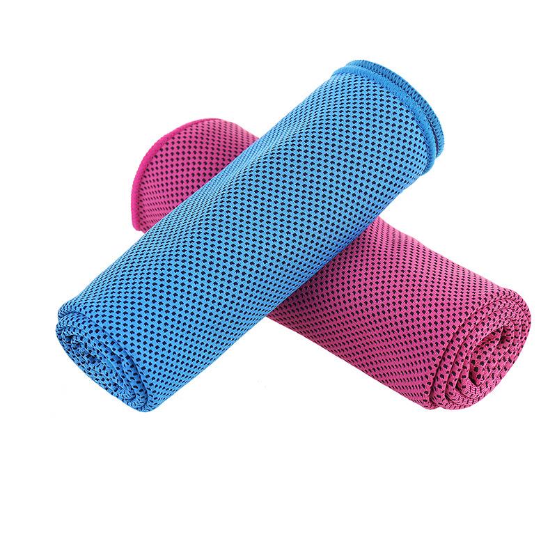 Customizable Quick-Dry Cooling Towel with Portable Silicone Sleeve for Outdoor Sports