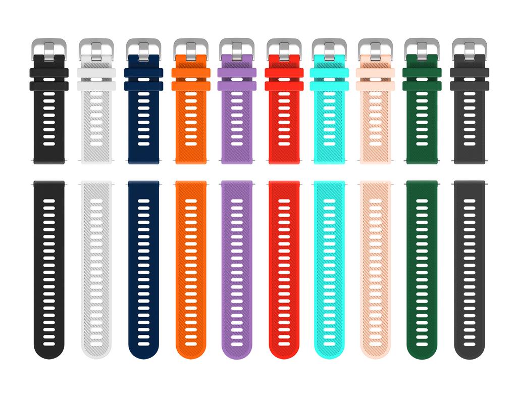 20mm Silicone Strap for Garmin Forerunner 55 158 245 645 Smart Watch Band for Garmin Vivoactive 5 Venu 2 Plus