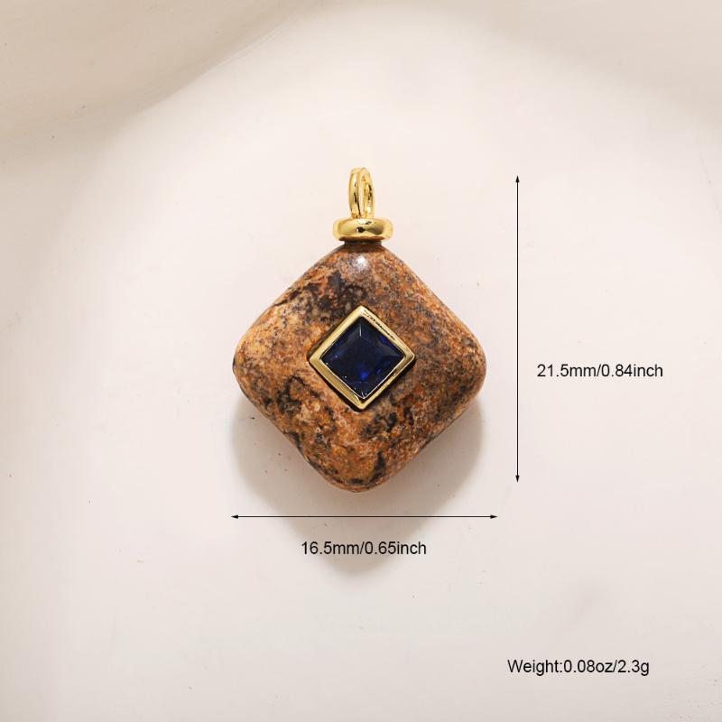 1Pcs Zircon Gold Color Bling Diy Earring Necklace Bracelet Keychain Accessories Colored Stones For Jewelry Making Supplies