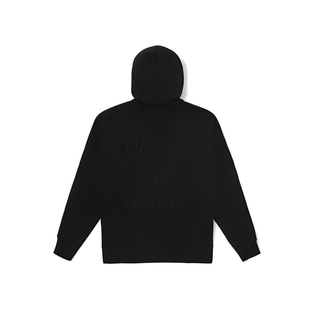 Vans Zip Hood Comfortable Soft Striped Color Block Hoodie Unisex Hoodies Black VN0A7YIYBLK