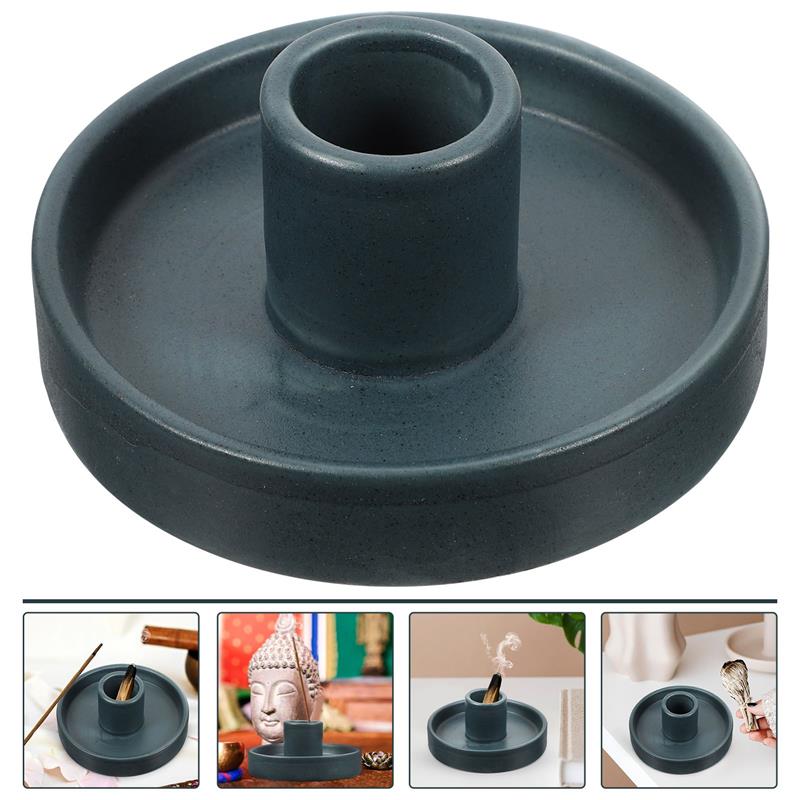 1Pc White Ceramic Incense Stick Holder Aromatherapy Stand Modern Tealight Burner Palo Santo Wood Meditation nament Home