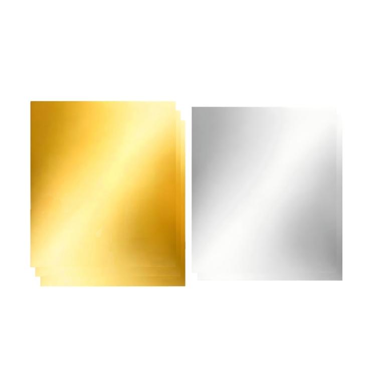 

5 Sheets Practical Foil Set For Crafting And Home Decoration With Sturdy Aluminum Materials