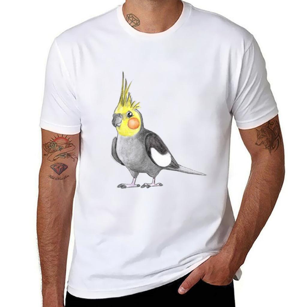 Cheeky Cockatiel Tshirt Regular Fit Plain Tee Shirt