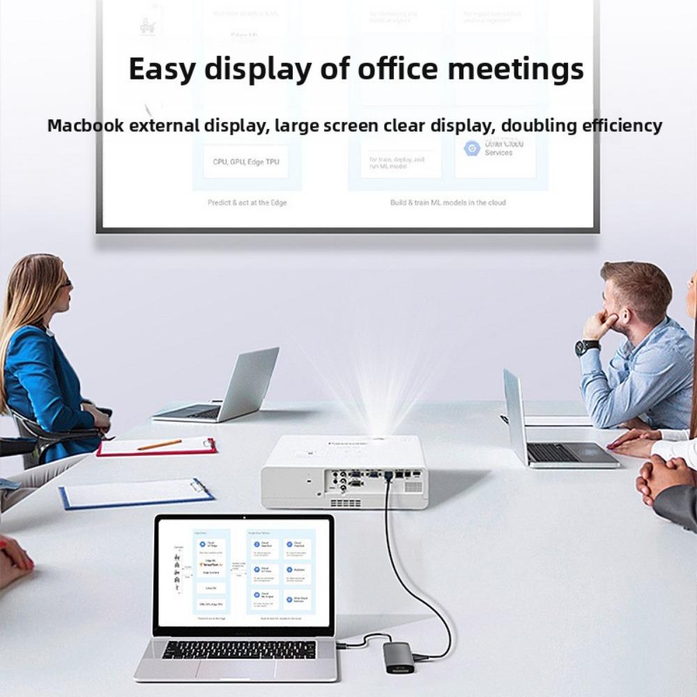 7 in 1 Type C Docking Station USB Hub for Laptop with Storage Compact Design