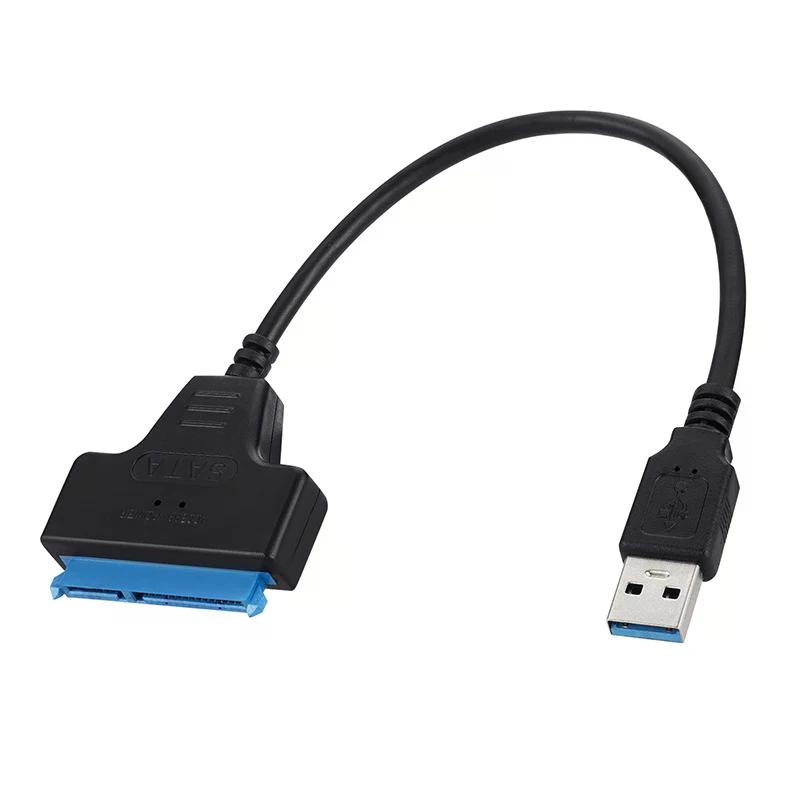 SATA To USB 3.0/Type-C/2 In 1 USB3.0 Type-C Cable Up To 6 Gbps For 2.5 Inch External HDD SSD Hard Drive SATA 3 22 Pin Adapter