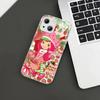 S-Strawberry-shortcake Girl Tempered Glass For Iphone 14 13 12 11 Pro Mini XS MAX 14Plus X XS XR Cover