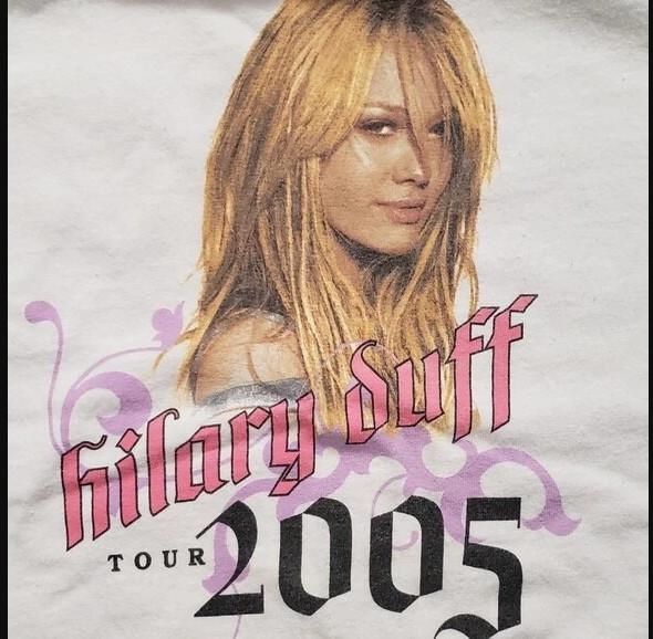 Vintage 2005 Hilary Duff Tour 2005 Unisex T-shirt size S-5XL S