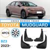 Pour Toyota BZ3 Garde-boue Auto Noir ABS Accessoires Extérieurs pour Voiture Protection des Pneus Décoration de Véhicule Accessoire de Style