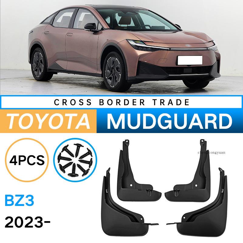 Pour Toyota BZ3 Garde-boue Auto Noir ABS Accessoires Extérieurs pour Voiture Protection des Pneus Décoration de Véhicule Accessoire de Style