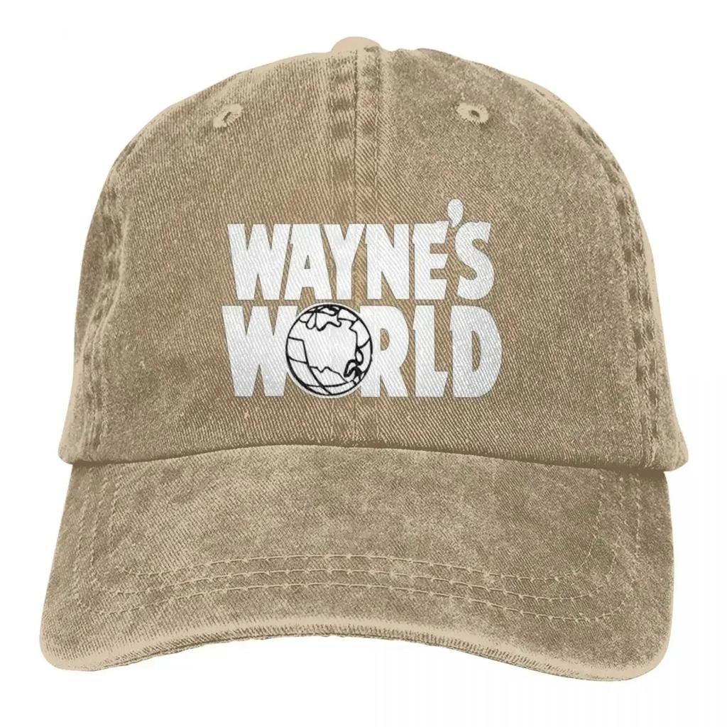 Waynes World  Baseball Cap Popular Comedy Kpop Rock Trucker Hat  Breathable Unisex Unisex Fashion Custom Logo Baseball Caps