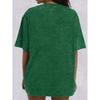 Summer new style sleep puppy letter print snowflake short sleeve shirt T Shirt Top Round neck, light and breathable, suitable for spring, summer, and