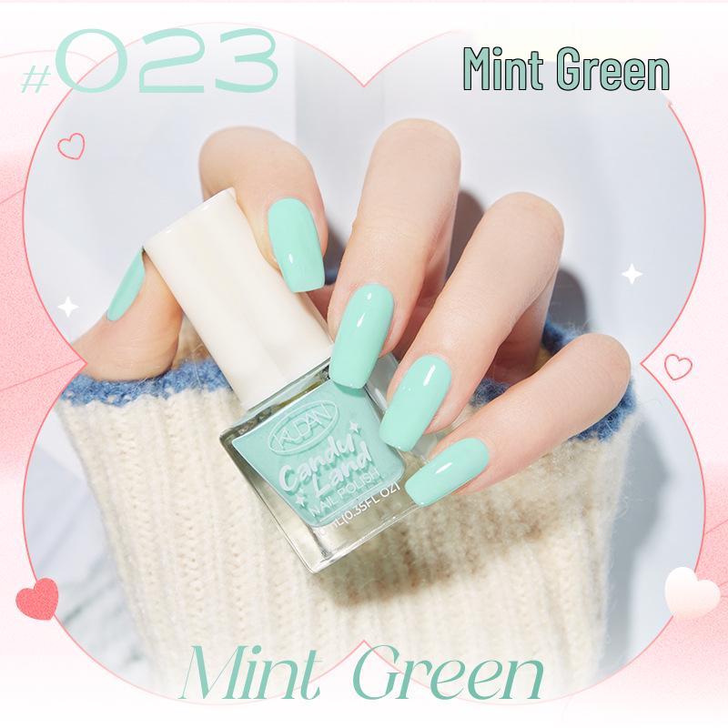 Candy Land Quick-Dry Water-Based Peelable Nail Polish - Long-Lasting Glitter Nude Care