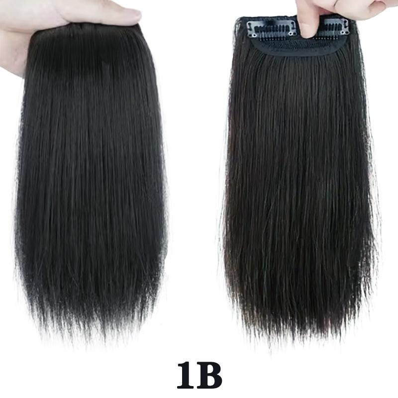 

MISS WIG Sythetic 2 клипсы в волосах короткие прямые накладные волосы накладные натуральные невидимые шпильки для женщин аксессуары для истончения волос 30cm