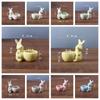 Holder Easter Rabbit Succulent Pots Ceramic Rabbit Shape Egg Cup  Party Decoration