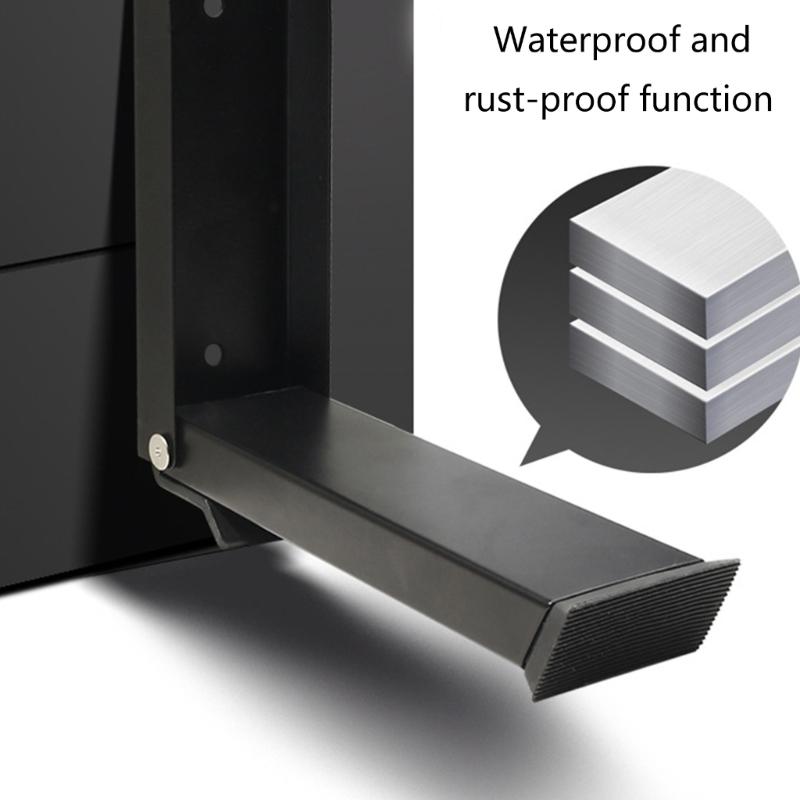 Upgrades Steel Door Stoppers with Heightened Designs Flexible Installation Door Stop for Enhances Stability & Safety