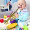 Kids Trumpet Children's Preschool Music Inspire Toys Horn Musical Instrument with 4 Color Keys Fun Music Toy for Children