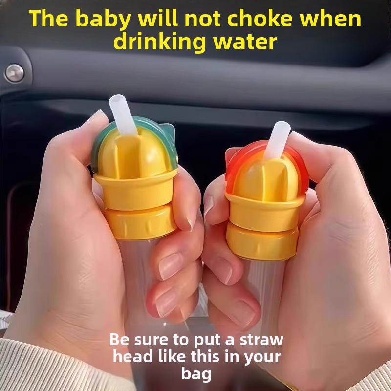 

Universal Baby Kids Straw Anti Choking Mineral Water Portable Convertible Cover 1PC зелений