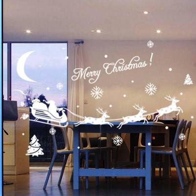 Beliebte Weihnachtsdekoration Fensteraufkleber Heimdeko Fensteraufkleber Weihnachten Hausdekoration