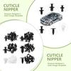 100 Pcs Car Bumper Push Retainer Clips 6 Type Nylon Fasteners Rivet Replacement Kit with 5 Fastener Removers Included 55 Pcs Nylon Universal Cable