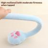 1Pcs Soft Cat Claw Massage Hammer Elastic Long Handle Portable Handheld Massager for Neck Muscle Relaxation Travel Use