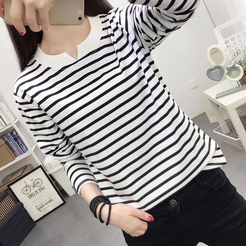 Shirt Tops Women Cotton Blouse Oversized Comfortable Stretch Long Sleeve Shirt Streaks Loose Tops