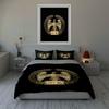 Golden Eagle Emblem. Bedding Duvet Cover Sets Duvet Covers Pillowcases Gifts (1 * Duvet Cover 2 * Pillowcases, Without Duvet Insert)
