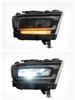 Dodge Ram 1500 LED Headlight Assembly with Sequential Turn Signal and Daytime Running Light