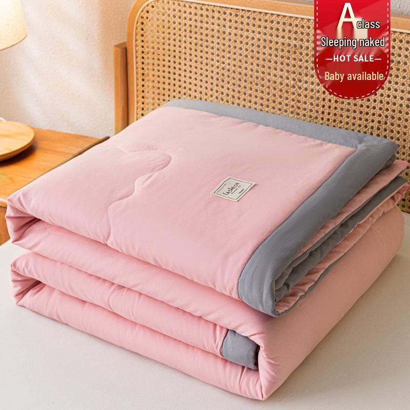 Summer Air-Conditioning Quilt: Lightweight, Machine-Washable, Thin Quilt for Spring, Summer, and Autumn