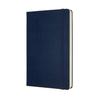 Moleskine Classic Expanded Notebook Horizontally Large Size X Sapphire QP060EXPB20 (400 Pages), Hardcover, Ruled, (13cm 21cm), Blue,
