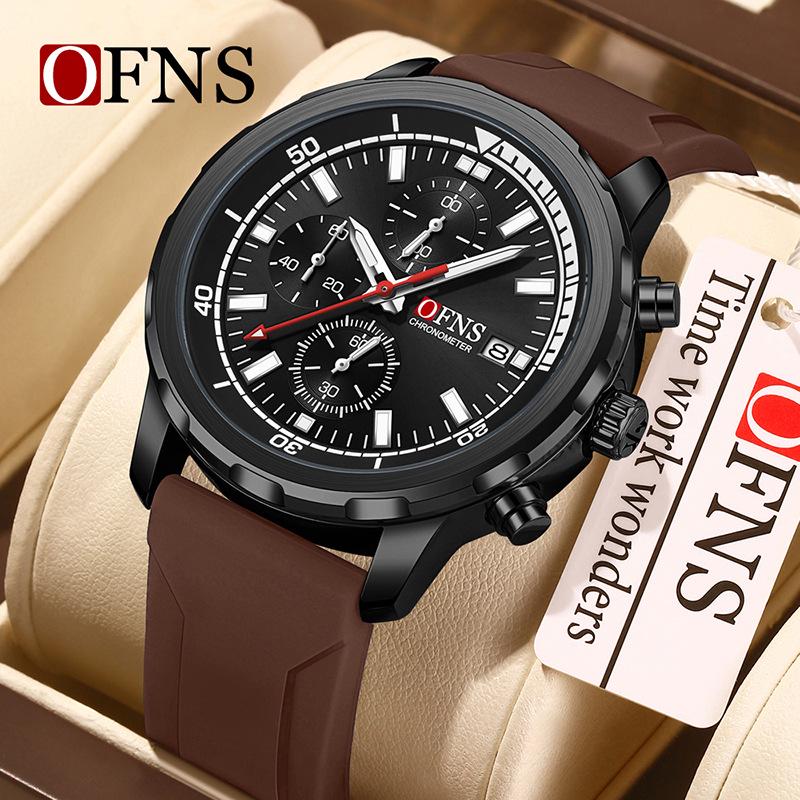 Oufanni Men's Waterproof Luminous Quartz Chronograph Watch