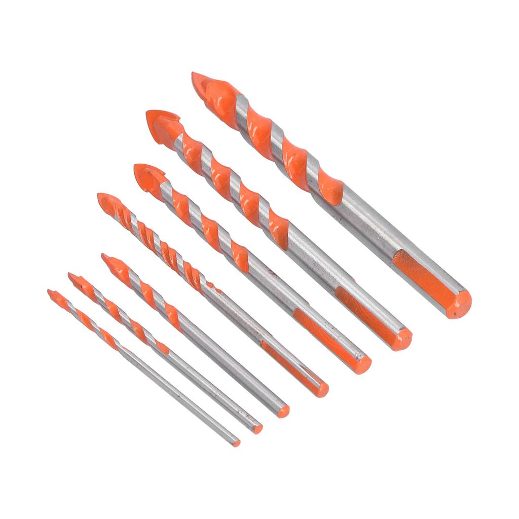 Drill Bits Punching Triangular Drill Bits with Storage Case for Ceramics Marble Wall Openings