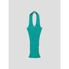 Anggae Crafted Rib Halter Dress Green