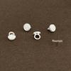 S999 Sterling Silver Shun Character Pendant for Chinese-Style DIY Bracelets and Necklaces