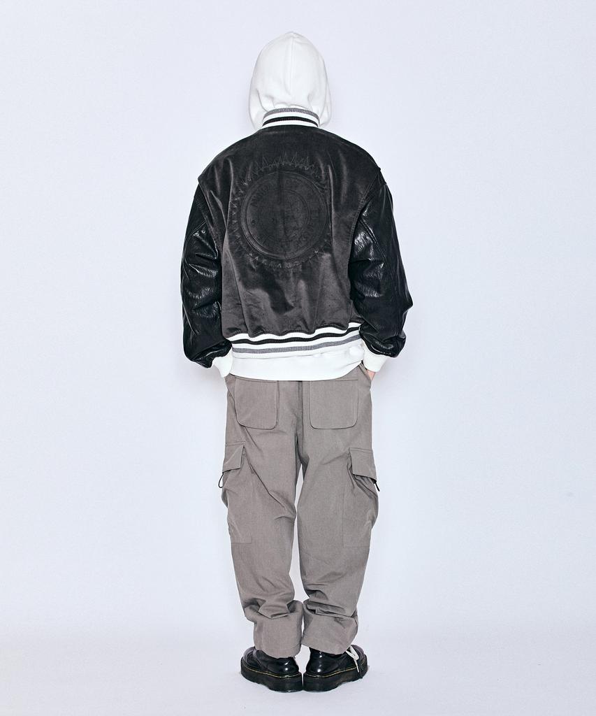 Millimillion Mudstone Velvet Blouson J13- Dark Gray