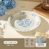 French Blue Flower Retro Tableware Set, High-Value Ceramic Bowls, Plates, Bowls, Housewarming, New Year'S Dish Set, Household