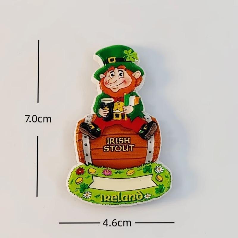 Irland Kühlschrankaufkleber Edinburgh Reise Souvenirs Kleeblatt Kühlschrankmagnete Heimdeko Hochzeitsgeschenke
