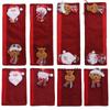 8 Pcs Refrigerator Door Handle Covers Anti Skid Christmas Decorations Handle Cover Keep Off Oil Stain Fingerprint