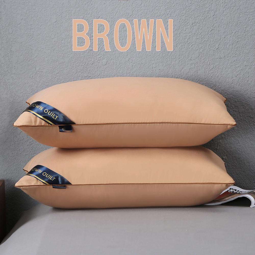 Hilton Five-Star Feather Velvet Pillow for Neck Protection - Perfect for Home or as a Gift