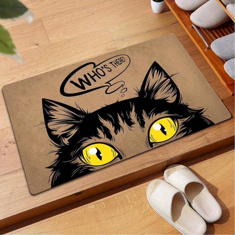 Schattige Huisdier Welkom Vloermat, Entree Antislip Waterabsorberende Deurmat, Nachtkastje Zachte Vloermat, Woondecoratie 60X90CM(2X3FT