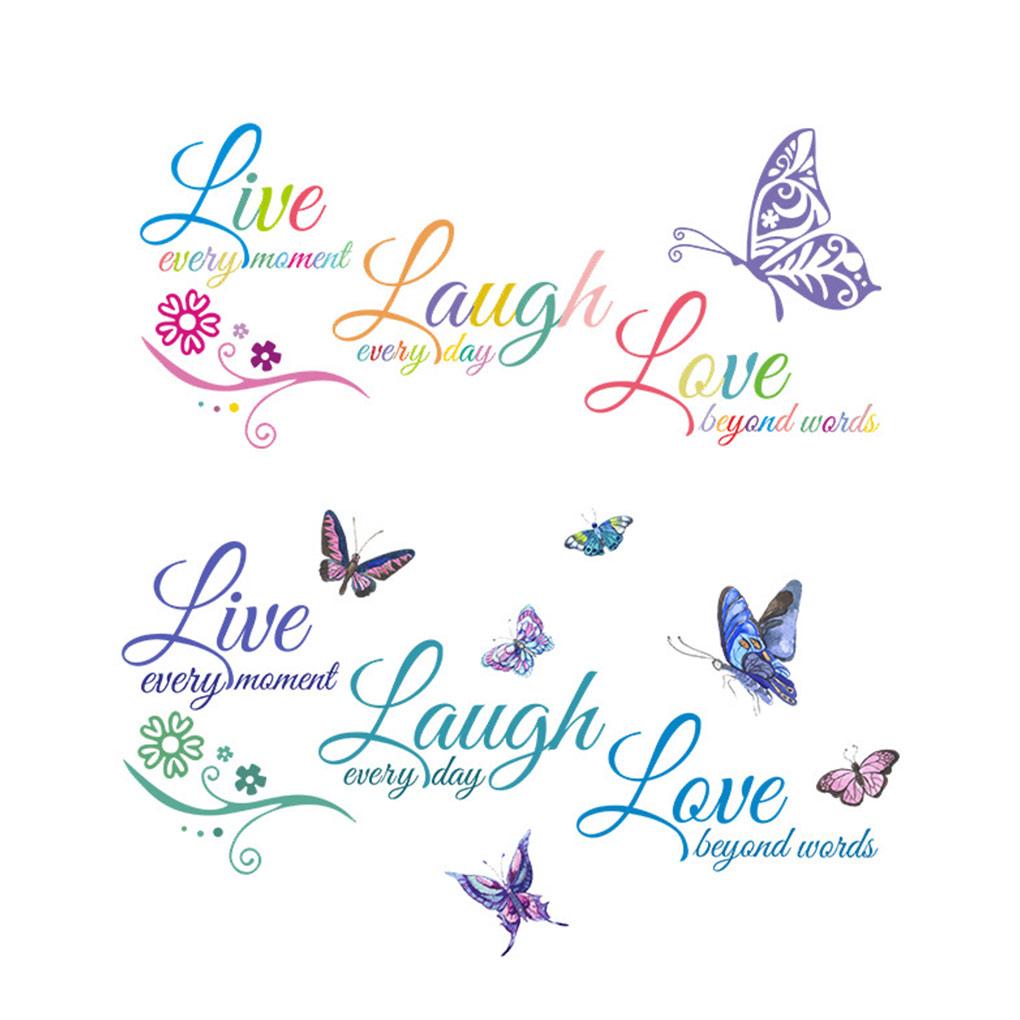 Wall Sticker Colorful DIY Decal Wallpaper Self Adhesive Removable Household Living Room TV Background Decoration