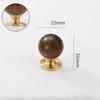 French Luxury, Cabinet Door Handle, Wardrobe Door Drawer, Antique Style, Walnut Wood, Round Ball, New Chinese Style, Pendant Small Handle