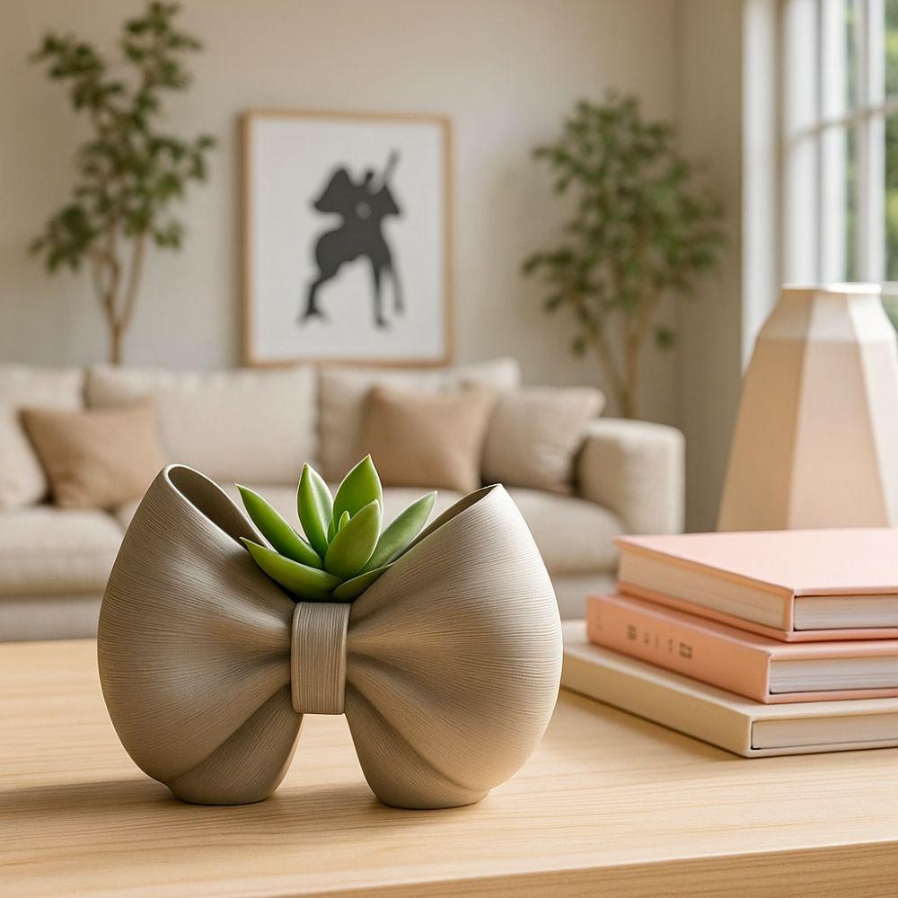 Soft Bow Candle Mold Silicone Aromatherapy Mold Decorative Vase Mold  Gift Making