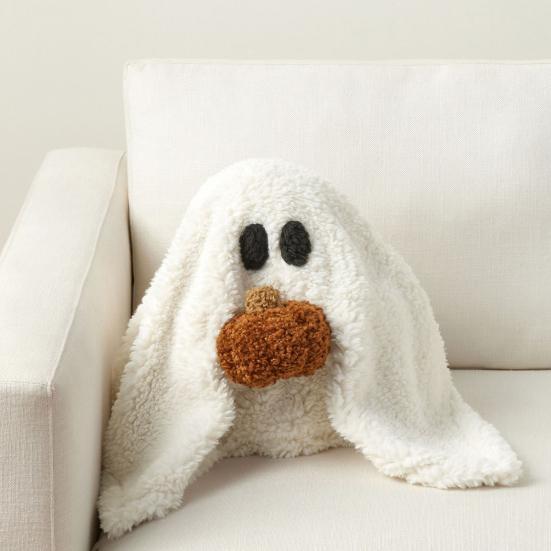 

Плюшевая кукла-призрак Гас-призрак с подушкой-тыквой, многофункциональная плюшевая игрушка, украшение на Хэллоуин