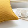 Square Corduroy Striped Throw Pillow Cover Japanese style Cushion Cover Sofa Pillowcase  Couch
