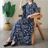 Simple Fashion Plus Size Round Neck Printed Dress