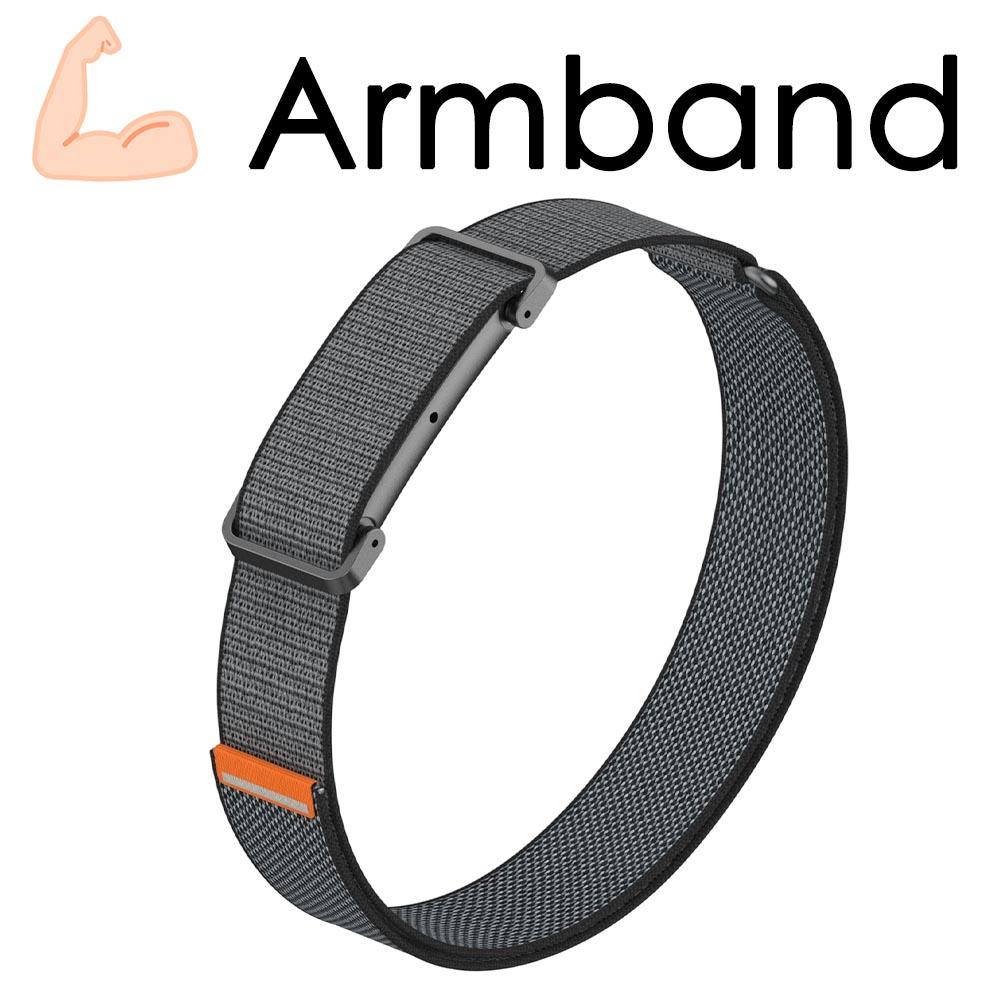 Nylon Armband for Google Fitbit Air Straps Metal Frame Fitness Tracker Accessories Replacement Bicep Band for Google Fitbit Air