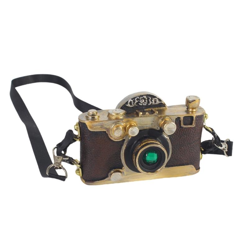 Realistic Portable Photography Accessory Antique Designed Decorative Studio Camera Piece Portable Resin Camera Props