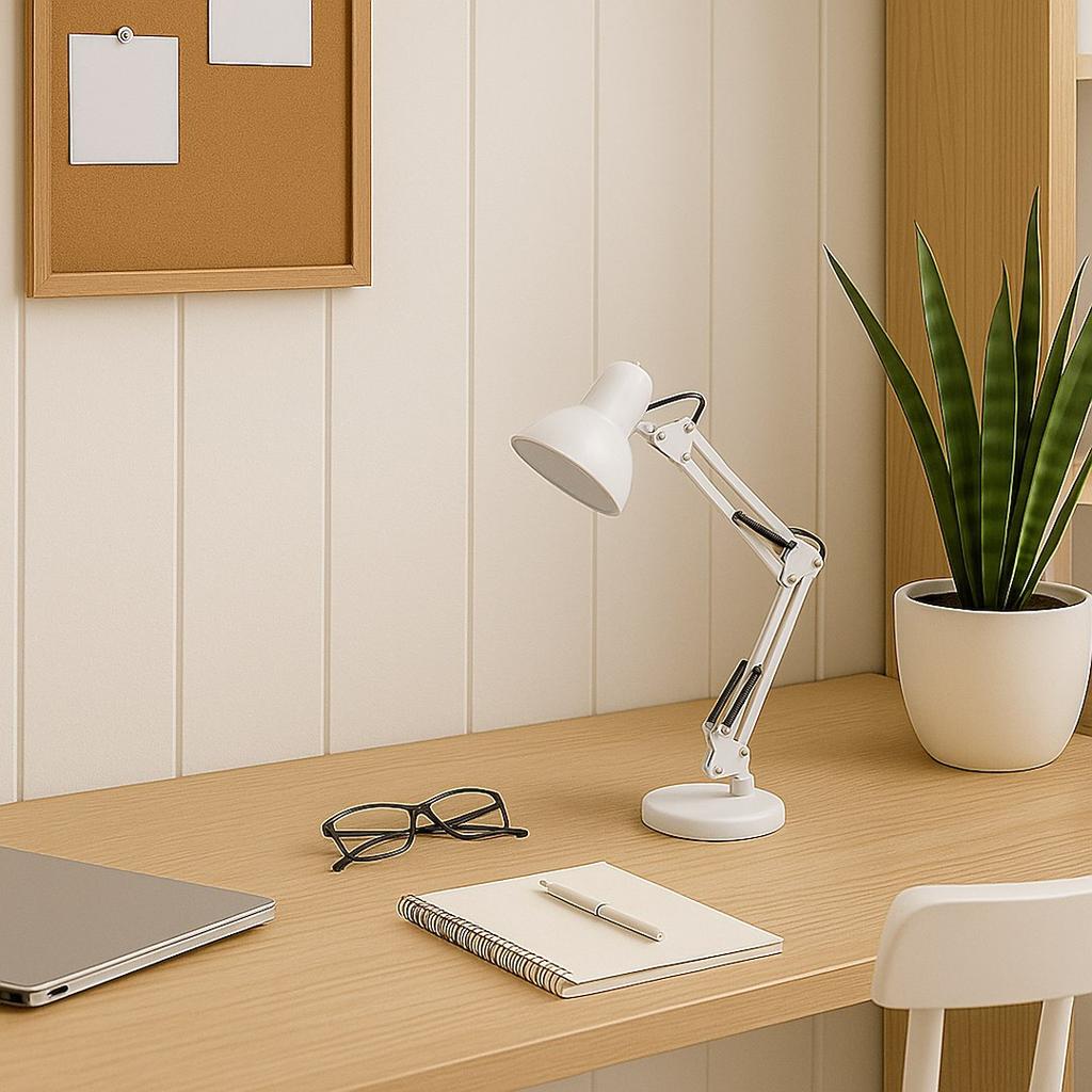 Nexa White Desk Lamp 1Xe27
