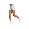 adidas Imprimeu Logo Simplu Confortabil Colanți Sport Scurți Femei Scurți Albastru-Deschis HZ2534