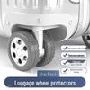 Silicone Silent Luggage Wheel Cover - Universal Replacement Accessory